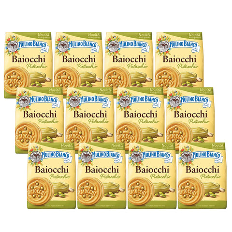 sarcia.eu 0 MULINO BIANCO Baiocchi - Kekse mit Pistazienfüllung 240g (Pistazie, x12) 5905141653359