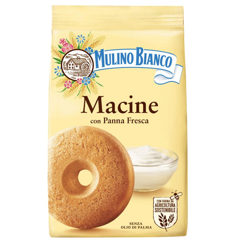 sarcia.eu Kekse MULINO BIANCO Macine - Italienische Mürbeteigkekse mit Sahnegeschmack 350g 5905141653373