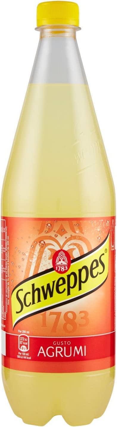 Schweppes Limonade 12x Schweppes agrumi Zitrusgewächs Lemonade PET 1 Lt erfrischend 8014396001475