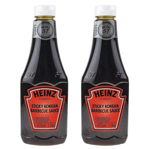 Tipiak Barbequesaucen 2 x 875 ml haftende koreanische Grillsoße, Fleisch, Grill, Gewürze, Marinade