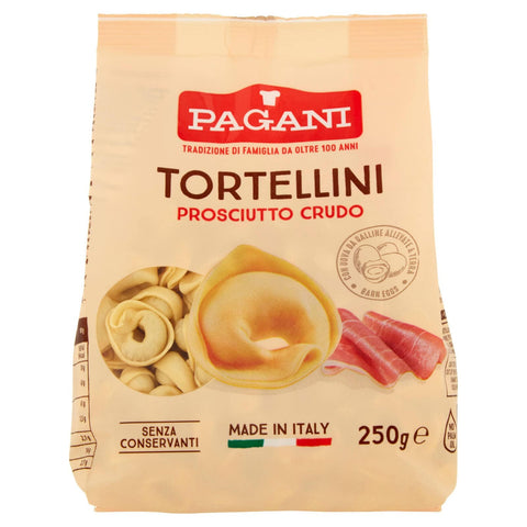TORTELLINIPAGANI Kurze Pasta TORTELLINI AL PROSCIUTTO Crudo 250G Pagani (083595 8005180010209