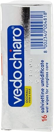 Vedo Chiaro 0 Vedochiaro Occhiali Glasreiniger 16 Tücher Brillenreinigung Brillenreiniger 12 Packungen + Italian Gourmet polpa 400gr 8002340004818
