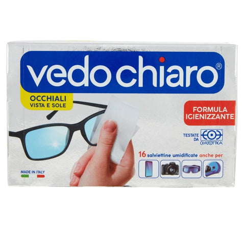Vedo Chiaro 0 Vedochiaro Occhiali Glasreiniger 16 Tücher Brillenreinigung Brillenreiniger 12 Packungen + Italian Gourmet polpa 400gr 8002340004818
