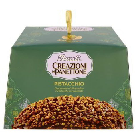 Vittleitaly Desserts Bauli creazioni di panettone pistacchio mit Pistaziencreme und karamellisierten Pistazien 750g 8001720415442