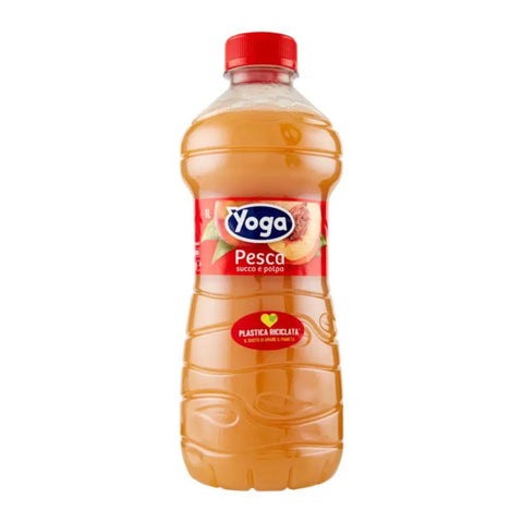 Yoga Fruchtsäfte 3x Yoga Fruchtsaft fruit juice Pet flasche Pesca Pfirsiche saft 1Lt 8001440112362