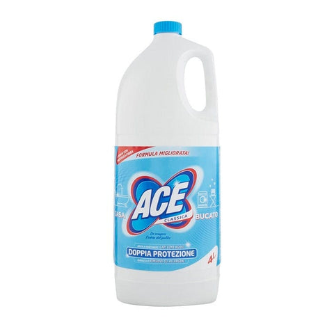 Ace Candeggina Classica Klassisches Bleichmittel Desinfektionsmittel für Zuhause und Wäsche 3Lt - Italian Gourmet
