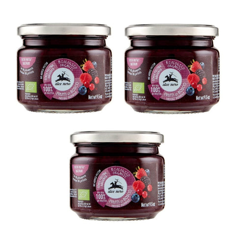 Alce Nero Marmelade 3x270g Alce Nero Composta di frutti di bosco biologica 270g 8009004809550