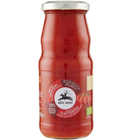 Alce Nero Tomaten Alce Nero Passata di Datterini Biologica BIO Kirschtomaten gewachsen Tomatensauce 350g