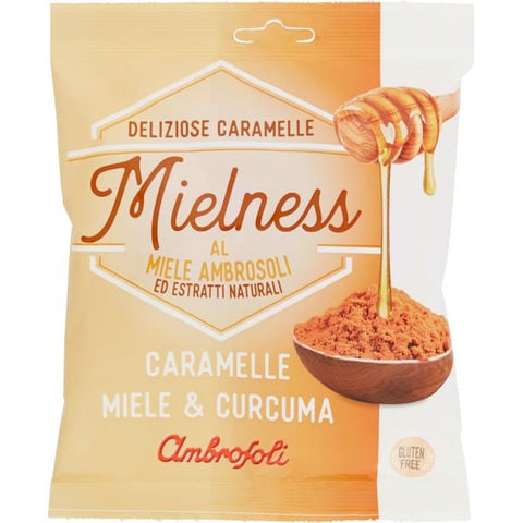 Ambrosoli bonbon 1x90g Ambrosoli Mielness Honig und Kurkuma 90gr 8006450030101