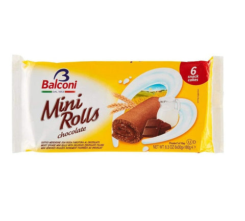 Balconi Mini Rolls italienischer Schokoladensnack 180g - Italian Gourmet