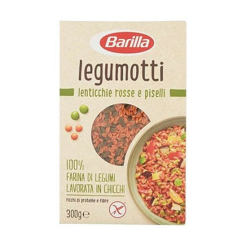 Barilla Legumotti Lenticchie Rosse e Piselli Hülsenfrüchte Rote Linsen und Erbsen 300g - Italian Gourmet