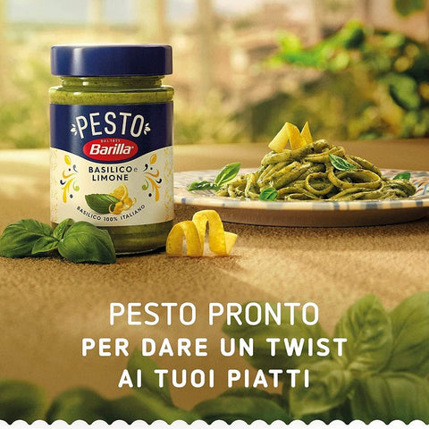 Barilla Kochsaucen & Pesto Barilla Pesto Basilico e Limone Pesto Basilikum und Zitrone 190g