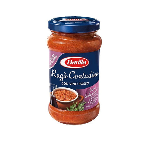 Barilla Ragù alla Contadino mit Rotwein 400G - Italian Gourmet