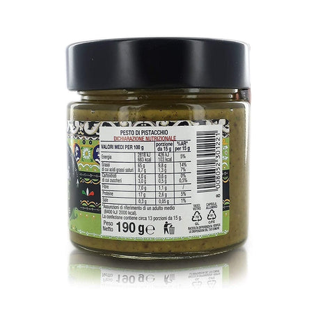 Barilla Kochsaucen & Pesto Dolgam Pistazien-Pesto Pastasauce, Glas mit 190 Gramm