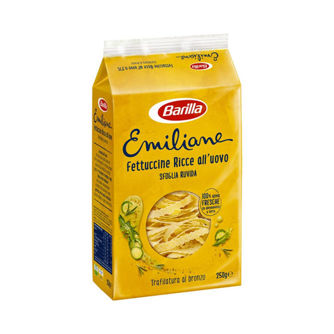 Barilla Pasta Barilla Emiliane Fettuccine Ricce all'uovo Ei Pasta 250g 8076809514767