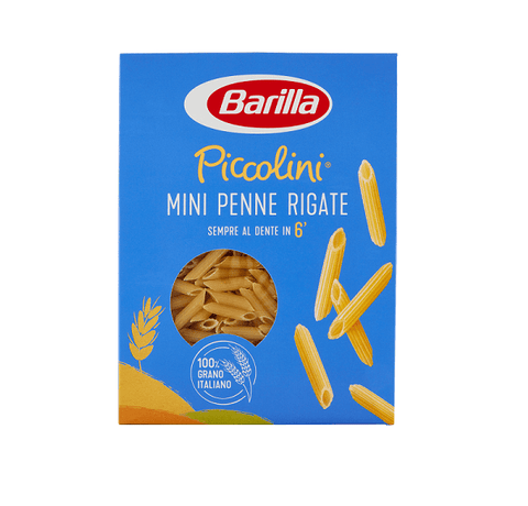 Barilla I Piccolini Mini Penne Rigate Italienische Pasta (500g) - Italian Gourmet