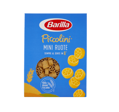 Barilla I Piccolini Mini Ruote Italienische Pasta (500g) - Italian Gourmet