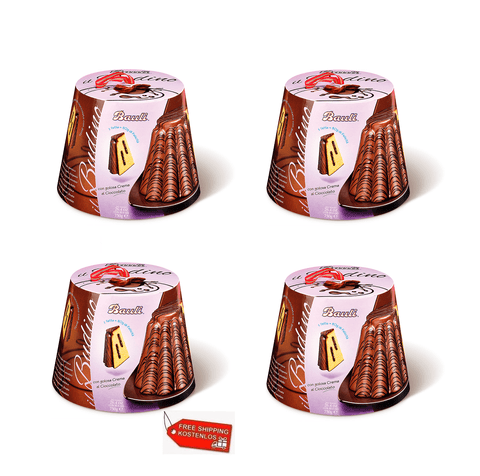 Bauli Weihnachtssüßigkeiten 4x Bauli Il Budino mit Schokoladencreme 750g 8001720312178