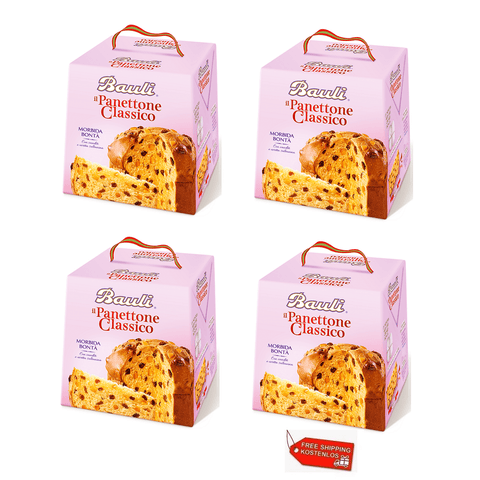 Bauli Weihnachtssüßigkeiten 4x Bauli Il Panettone Classico 700g 8001720425847
