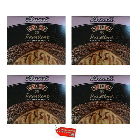 Bauli Weihnachtssüßigkeiten 4x Bauli Panettone Baileys 750g