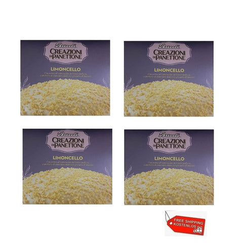 Bauli Weihnachtssüßigkeiten 4x Bauli Panettone Limoncello 750g
