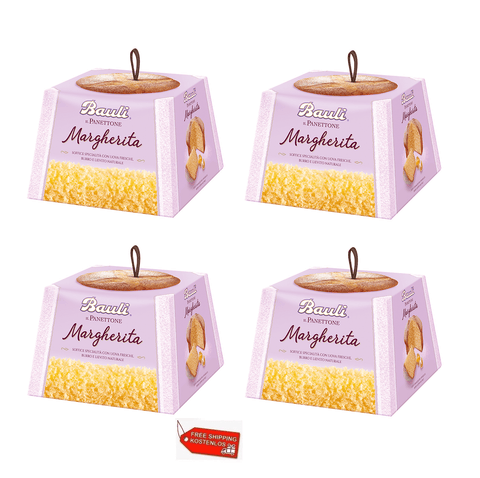 Bauli Weihnachtssüßigkeiten 4x Bauli Panettone Margherita 700g 8001720415411