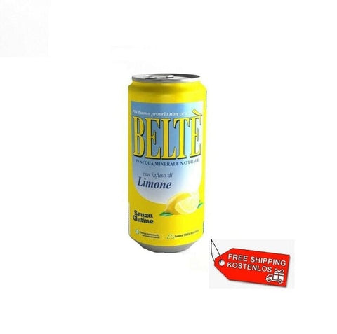 48x Beltè The al Limone Eistee Zitrone Tea Erfrischend Einwegdosen 330ml - Italian Gourmet