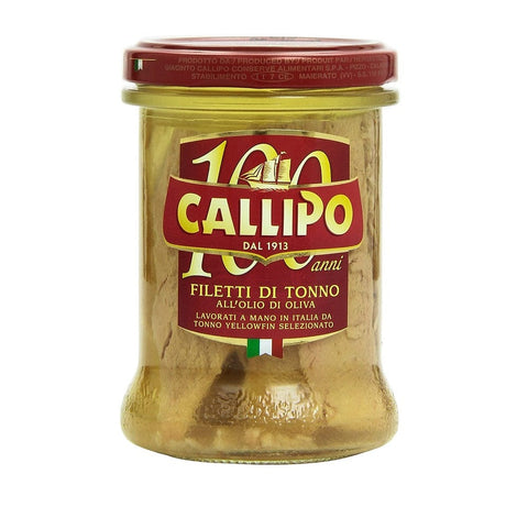 Callipo Italienische Thunfisch Thunfischfilets in Olivenöl 200g - Italian Gourmet