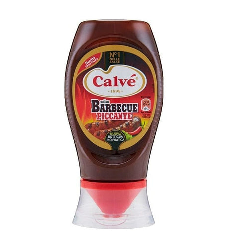 Calvé Salsa Barbecue Piccante Squeeze BBQ würzige Sauce 250ml - Italian Gourmet