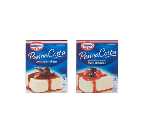 Testpackung Cameo Panna Cotta Frutti di Bosco & Caramellato Beeren & Karamell - Italian Gourmet