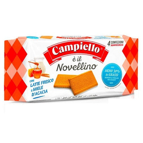 Campiello Novellino Kekse mit frischer Milch und Akazienhonig 350g - Italian Gourmet