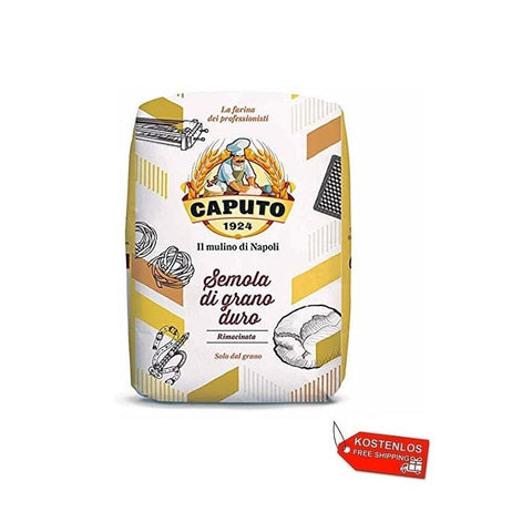 Caputo Hartweizengrieß 10x Caputo Hartweizengrieß - Semola di grano duro rimacinata 1kg 8014601999870