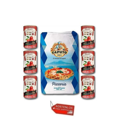Testpackung Caputo Farina Mehl 00 Pizzeria & Italian Gourmet geschälte Tomaten - Italian Gourmet