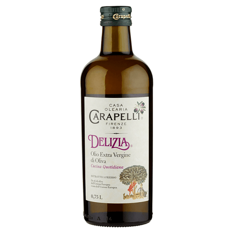Carapelli Delizia Natives Olivenöl Extra (0,75 l) - Italian Gourmet