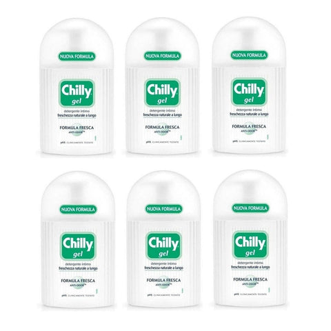 Chilly Gel Verde Detergente Intimo Intimwaschmittel mit Natürlichem Menthol 200ml - Italian Gourmet