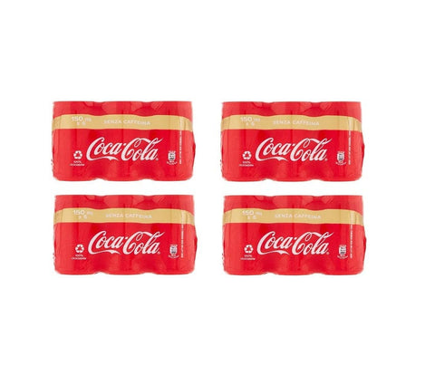 Coca Cola Mini Senza Caffeina Erfrischungsgetränk Koffeinfrei 24x150ml - Italian Gourmet