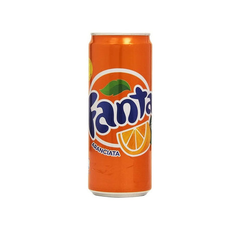 Fanta Aranciata Orange Erfrischungsgetränk 33cl Einwegdosen - Italian Gourmet