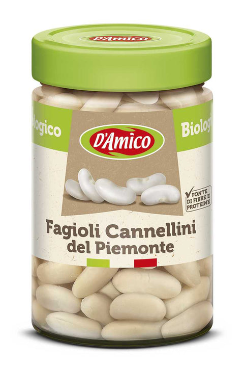 D'Amico Bohnen D'Amico Fagioli cannellini del Piemonte BIO-Cannellini-Bohnen 310gr 8005695013153