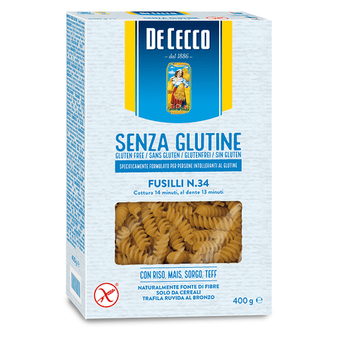 De Cecco Fusilli Glutenfreie Pasta (400 g) - Italian Gourmet