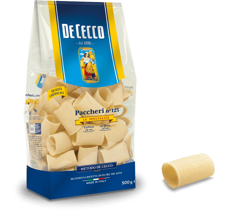 De Cecco Paccheri n. 125 Italienische Pasta 500g - Italian Gourmet