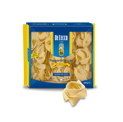 De Cecco Pappardelle Nidi n. 201 Italienische Pasta 500g - Italian Gourmet