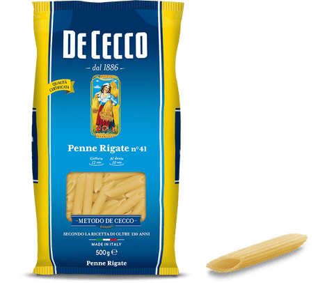 De Cecco Penne Rigate n.41 Italienische Pasta 500G - Italian Gourmet