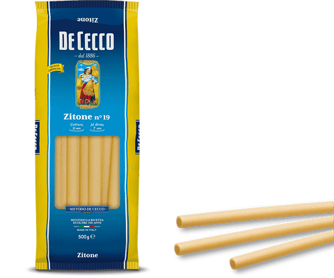 De Cecco Zitone n. 19 Italienische Pasta 500G - Italian Gourmet