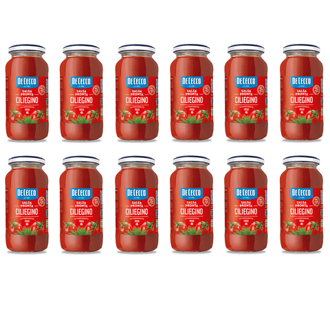 De Cecco Tomatensauce 12x300g De Cecco Salsa Pronta Ciliegino con Finocchietto Fresco 300g 8001250015341