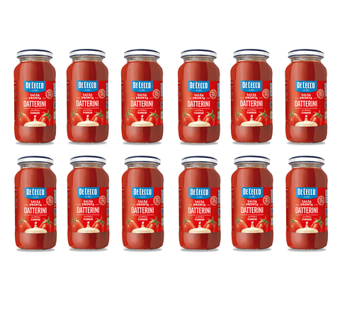 De Cecco Tomatensauce 12x300g De Cecco Salsa Pronta Datterini con Cipolla di Giarratana 300g 8001250015327