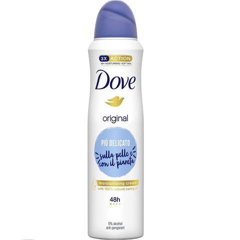 Dove Deodorant Dove Original Deodorant Spray 0% Alkohol 48h Anti-transpirant 150ml