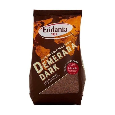 Eridania Vollrohrzucker Eridania s Zucker Zucchero di Pura Canna Demerara Dark Reines Zuckerrohr 500g 8000121917173