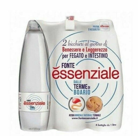 Fonte Essenziale acqua Stilles Mineralwasser (6x1L) - Italian Gourmet