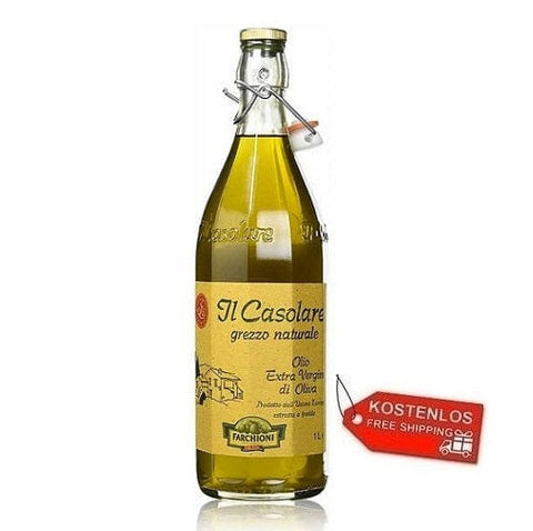 6x Farchioni Il Casolare Grezzo Natives Olivenöl extra 1Lt - Italian Gourmet