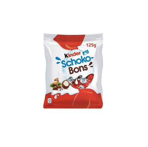 Ferrero Pralinen Kinder Schoko-Bons Pralinen mit Milchschokolade überzogen und gefüllt mit Milch und Haselnüssen 125g